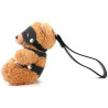BDSMaster Ours Peluche Porte-Clés Beari Bell Noir